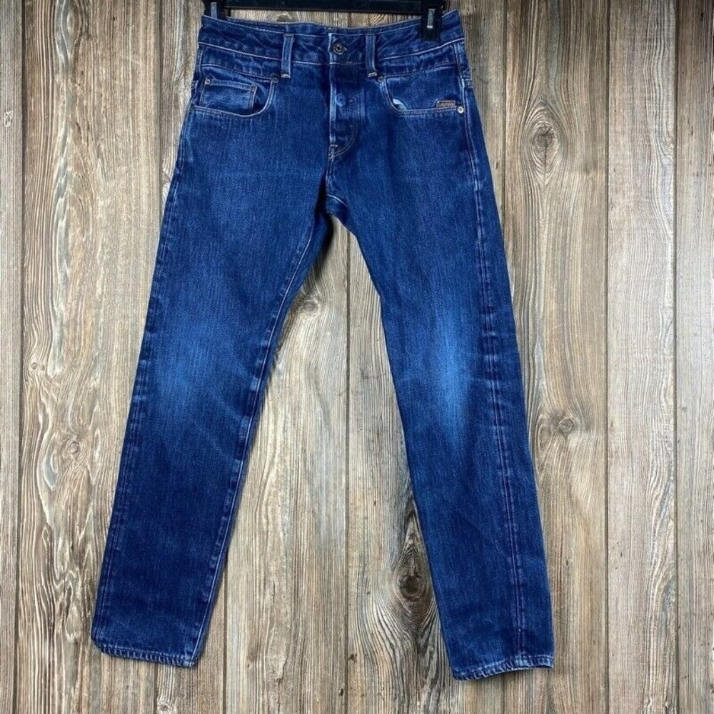 G-Star Raw Classic Straight Jeans Dark Blue Denim